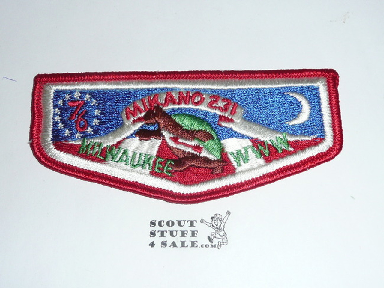 Order of the Arrow Lodge #231 Mikano s2 Flap Patch