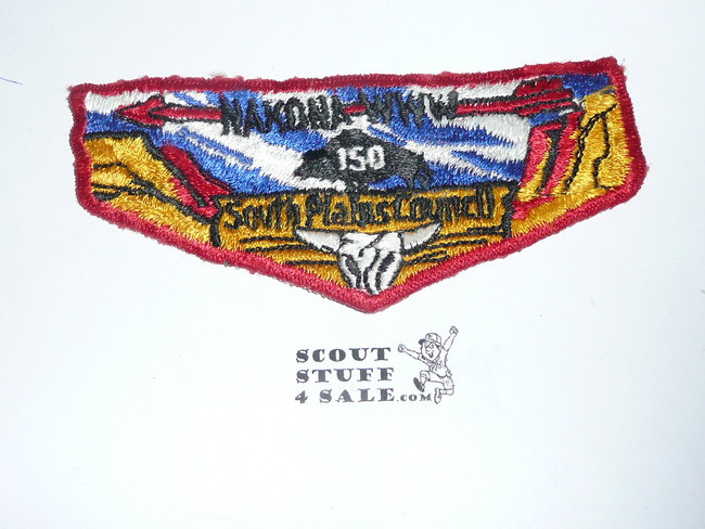 Order of the Arrow Lodge #150 Nakona s1 Flap Patch, used