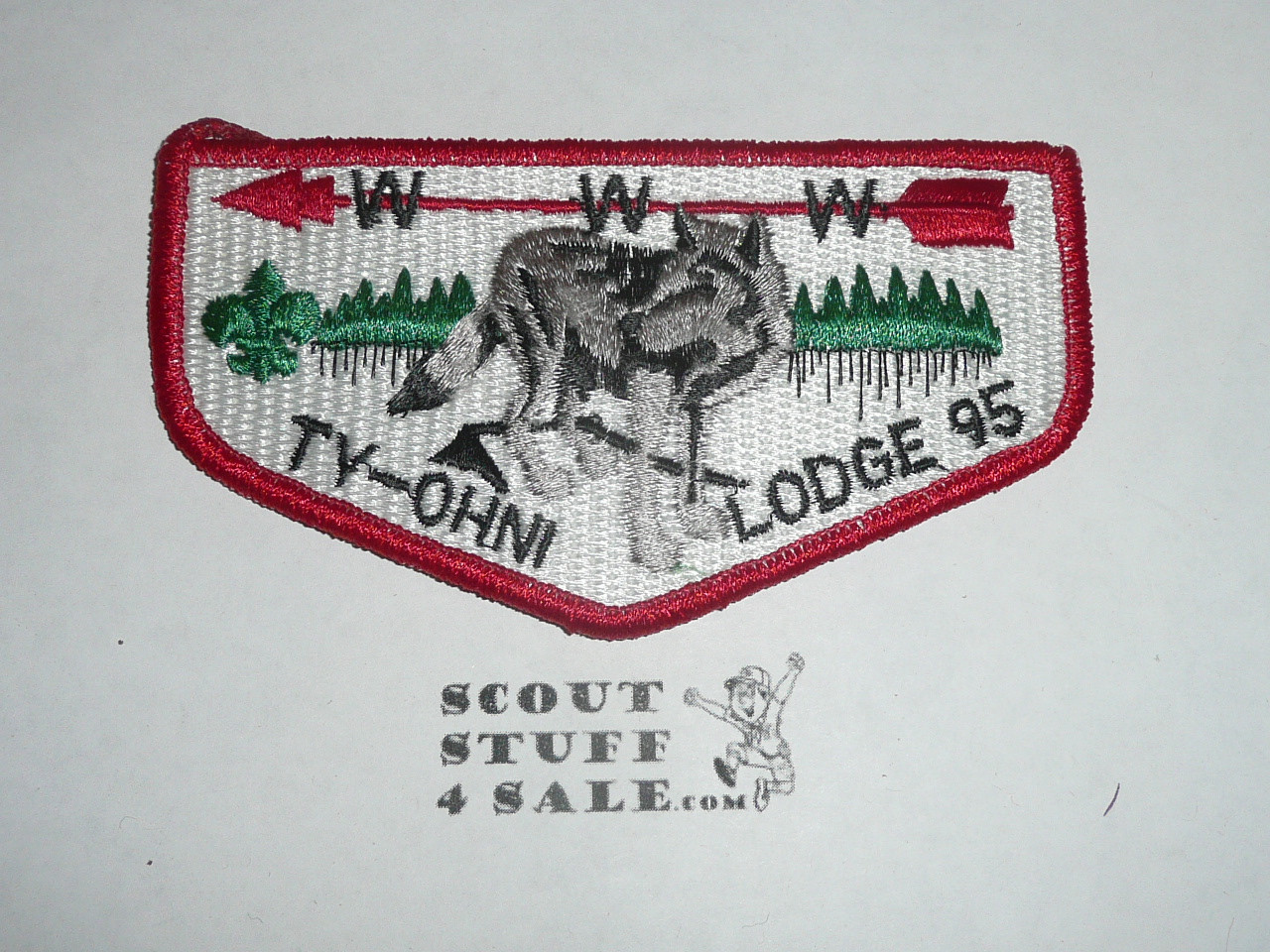 Order of the Arrow Lodge #95 Ty-Ohni s11 Flap Patch