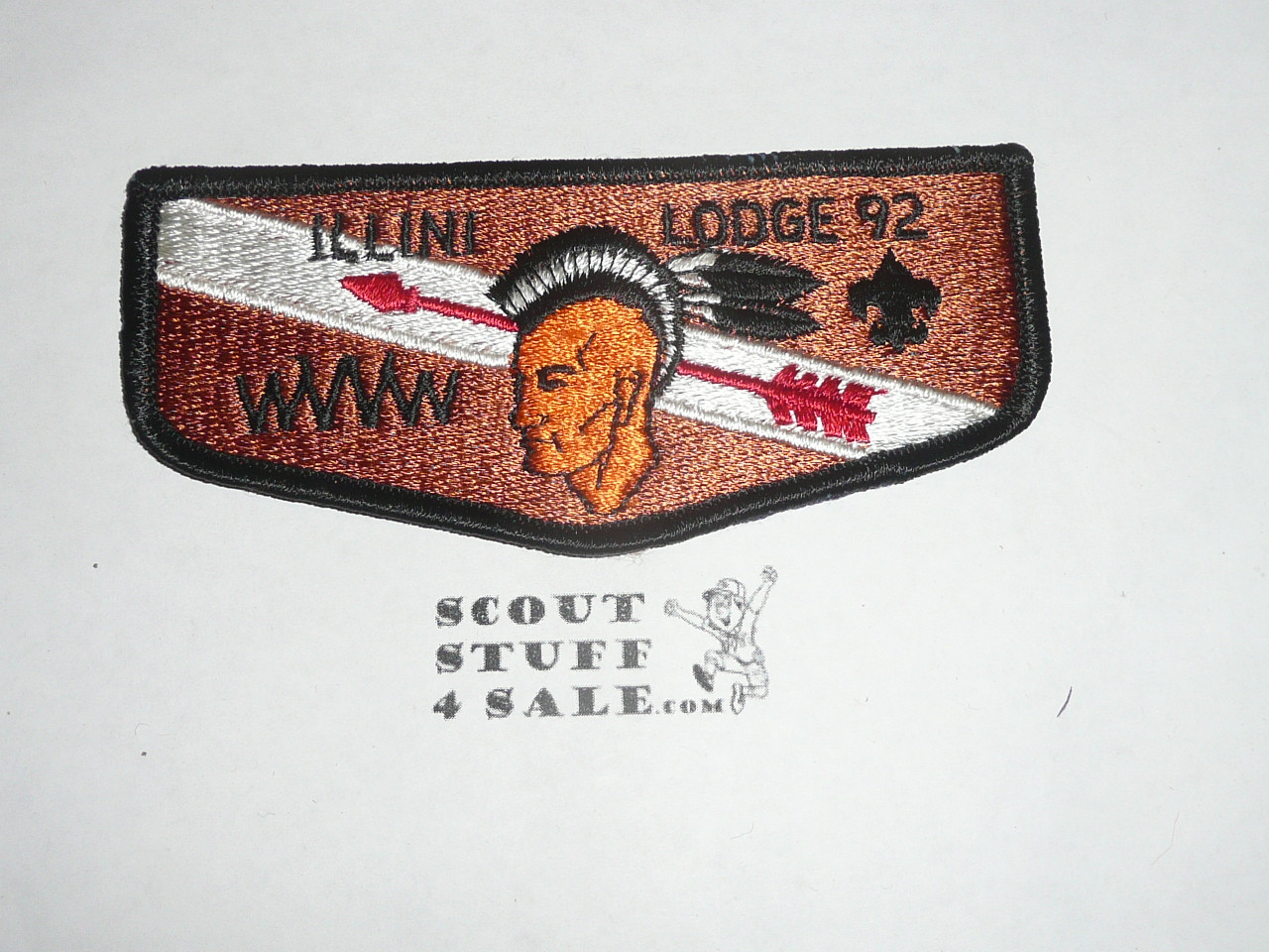 Order of the Arrow Lodge #92 Illini  s8 Flap Patch