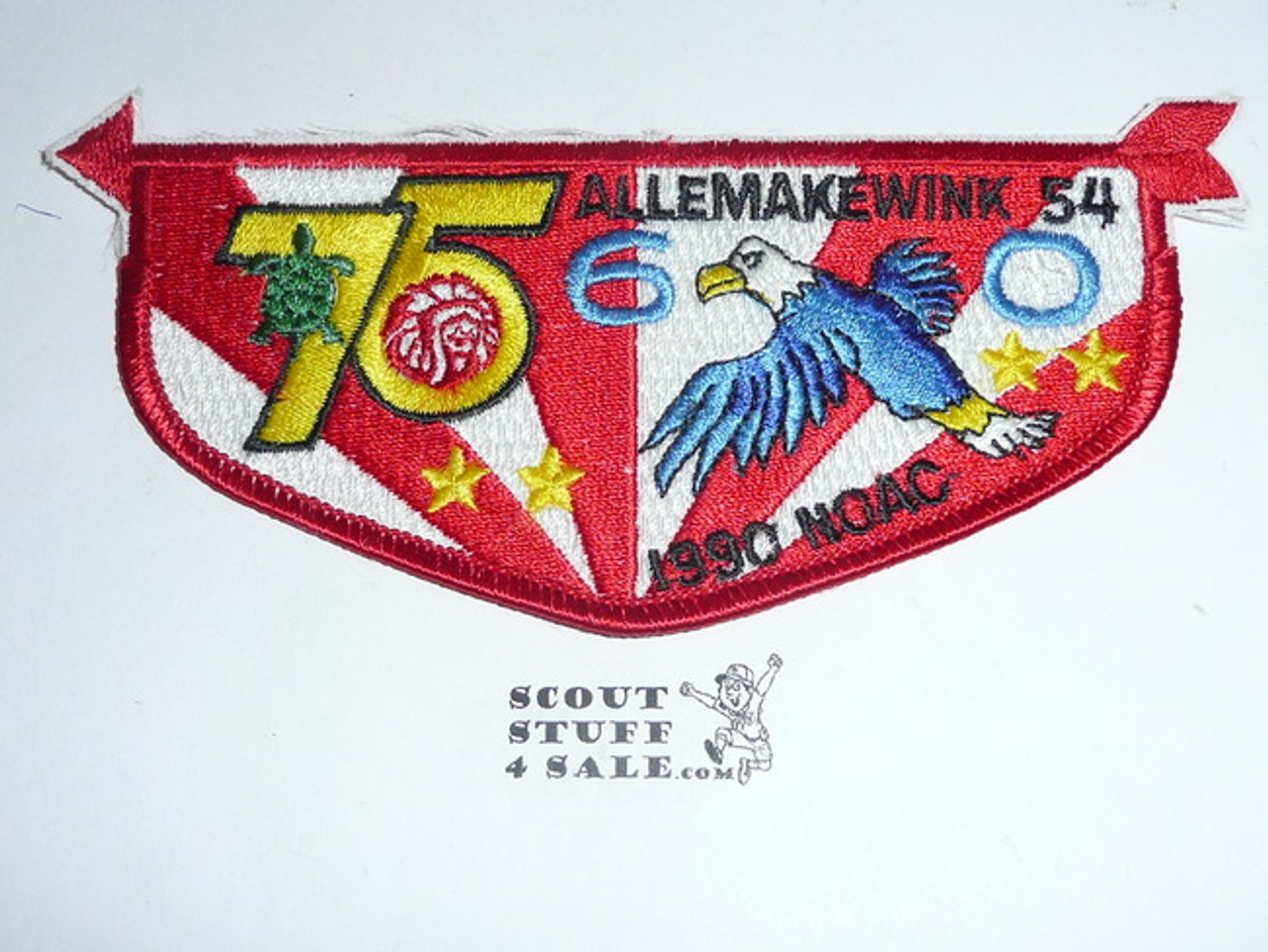 Order of the Arrow Lodge #54 Allemakewink s14 Flap Patch