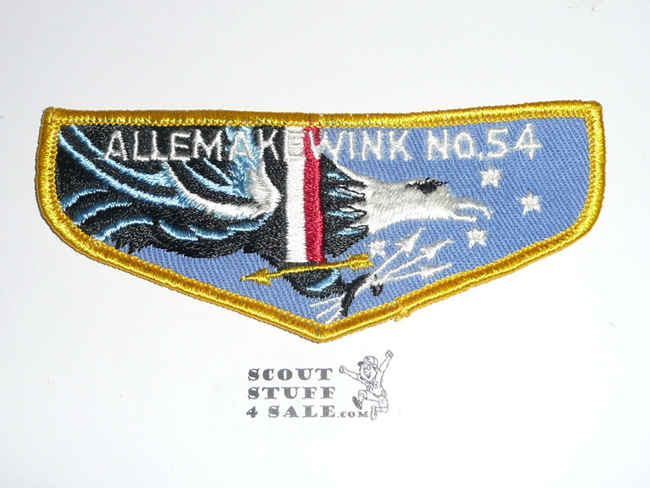 Order of the Arrow Lodge #54 Allemakewink f3 Flap Patch
