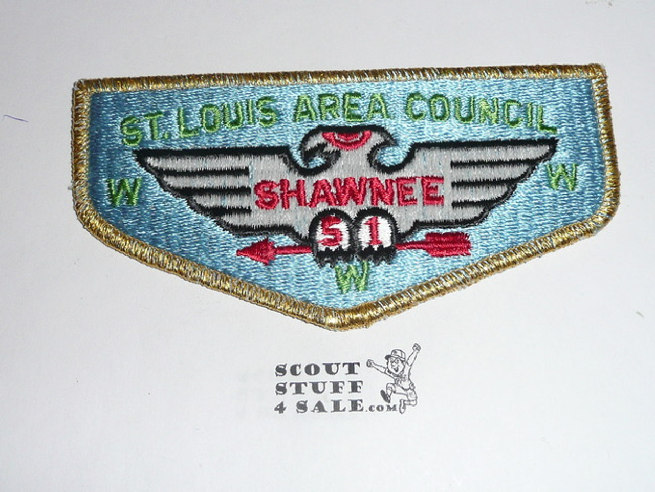 Order of the Arrow Lodge #51 Shawnee s6 Flap Patch