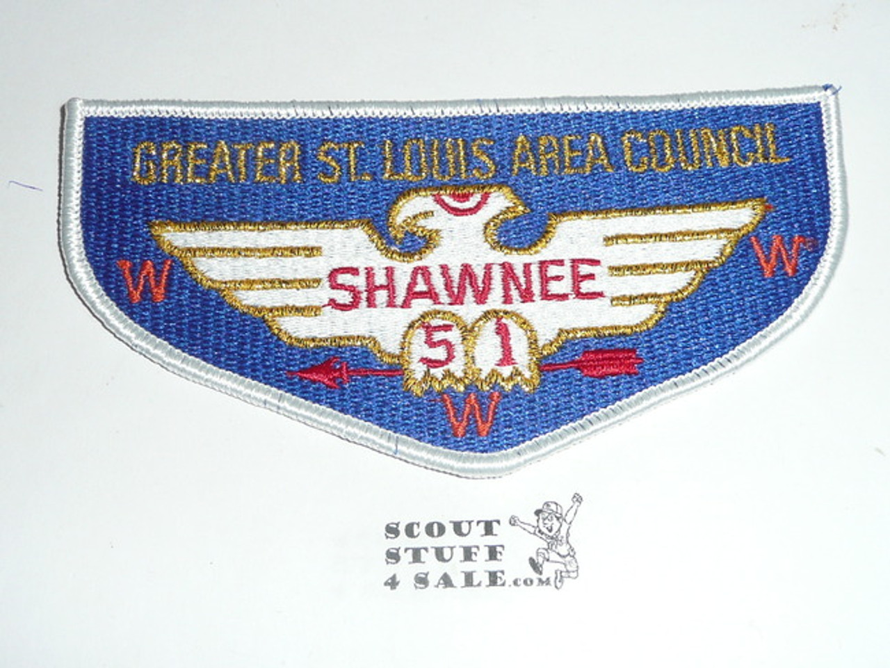 Order of the Arrow Lodge #51 Shawnee s11 Flap Patch