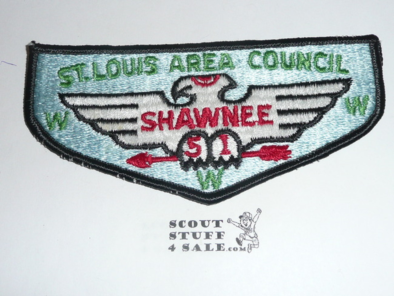 Order of the Arrow Lodge #51 Shawnee s2 Flap Patch