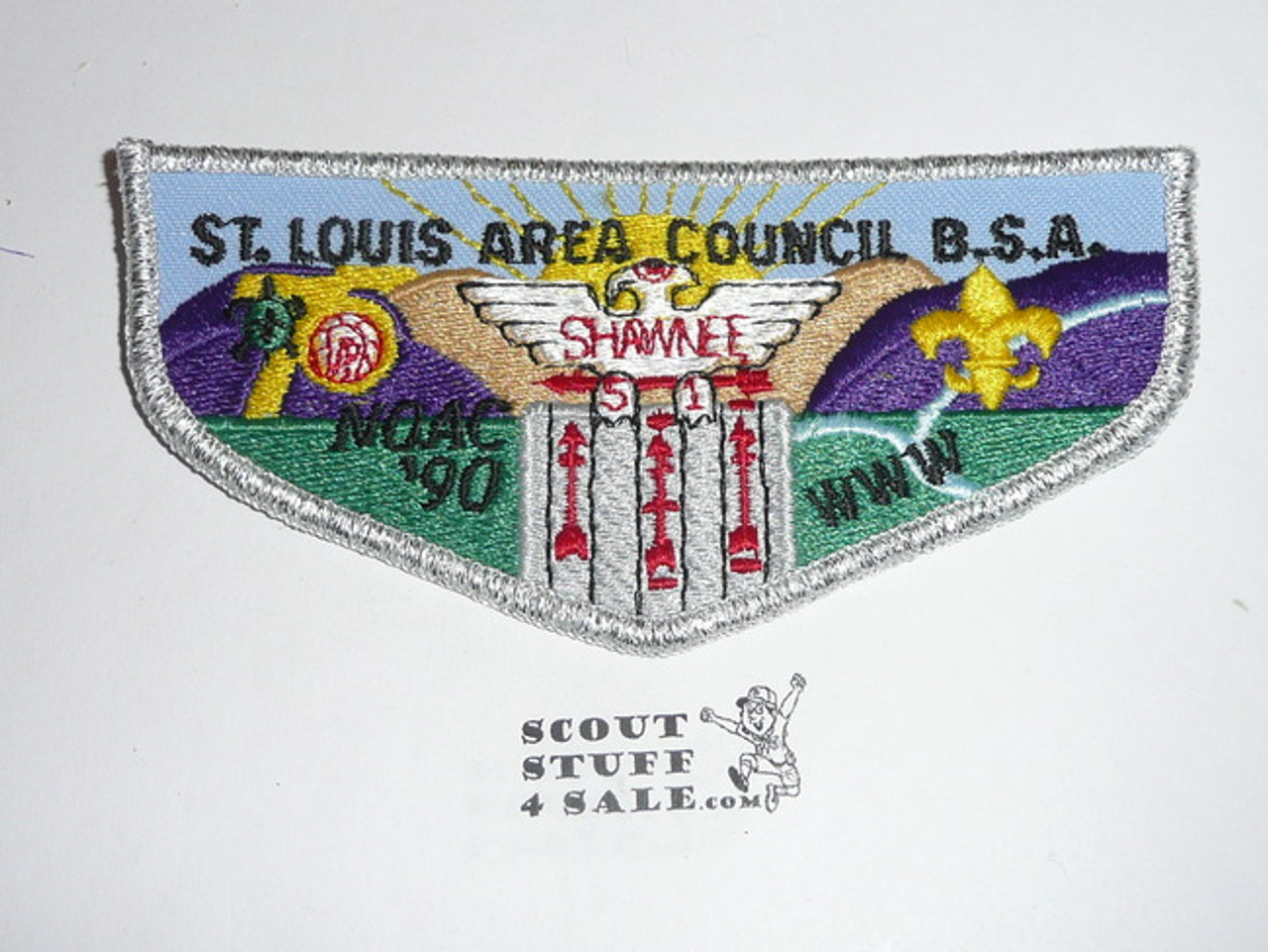 Order of the Arrow Lodge #51 Shawnee f8 Flap Patch