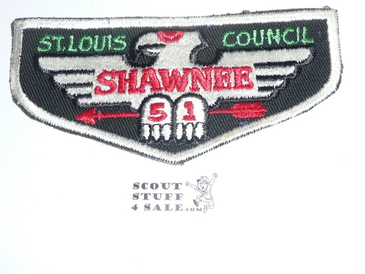 Order of the Arrow Lodge #51 Shawnee f2 Flap Patch