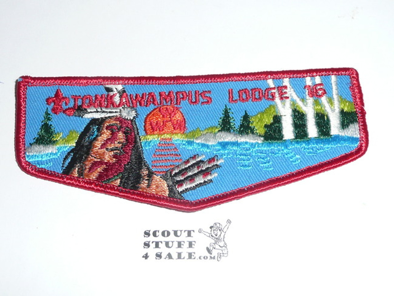 Order of the Arrow Lodge #16 Tonkawampus f4 Flap Patch