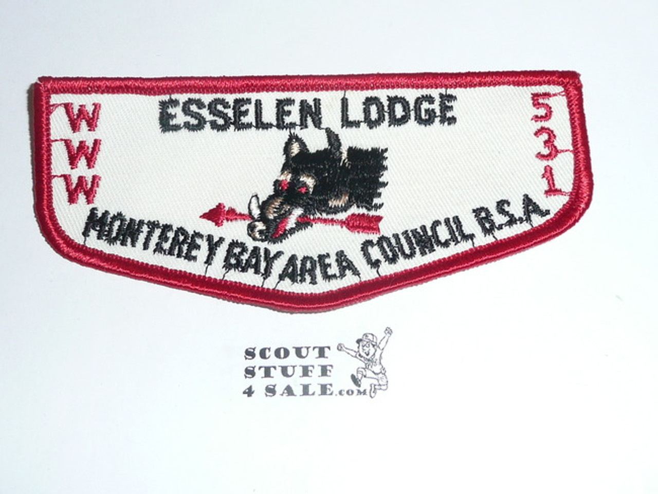 Order of the Arrow Lodge #531 Esselen f1a First Flap Patch