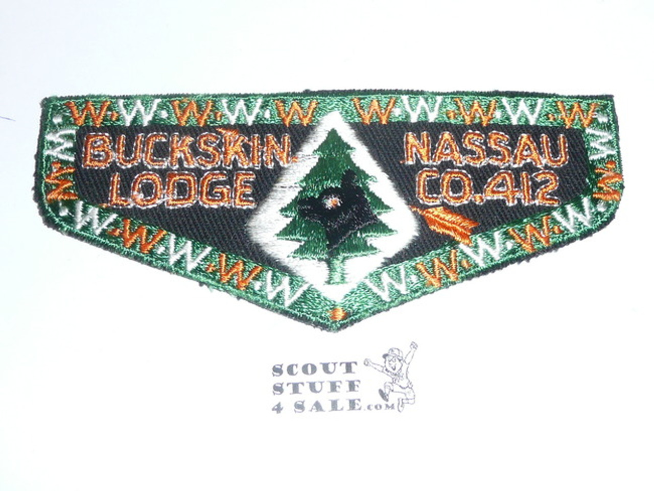 Order of the Arrow Lodge #412 Buckskin f2 Flap Patch