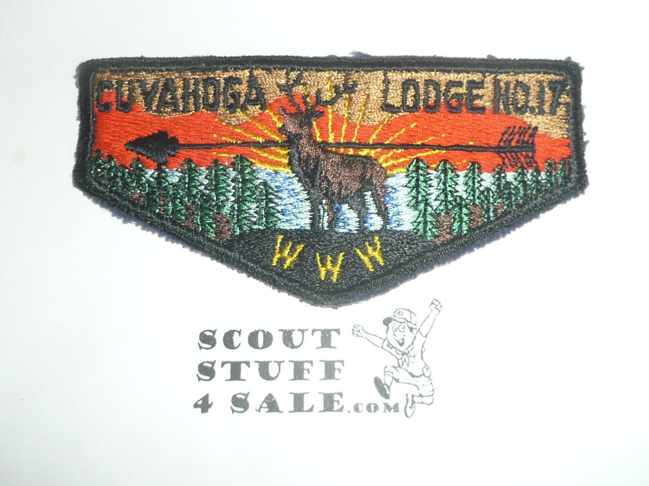 Order of the Arrow Lodge #17 Cuyahoga s1a First Flap Patch