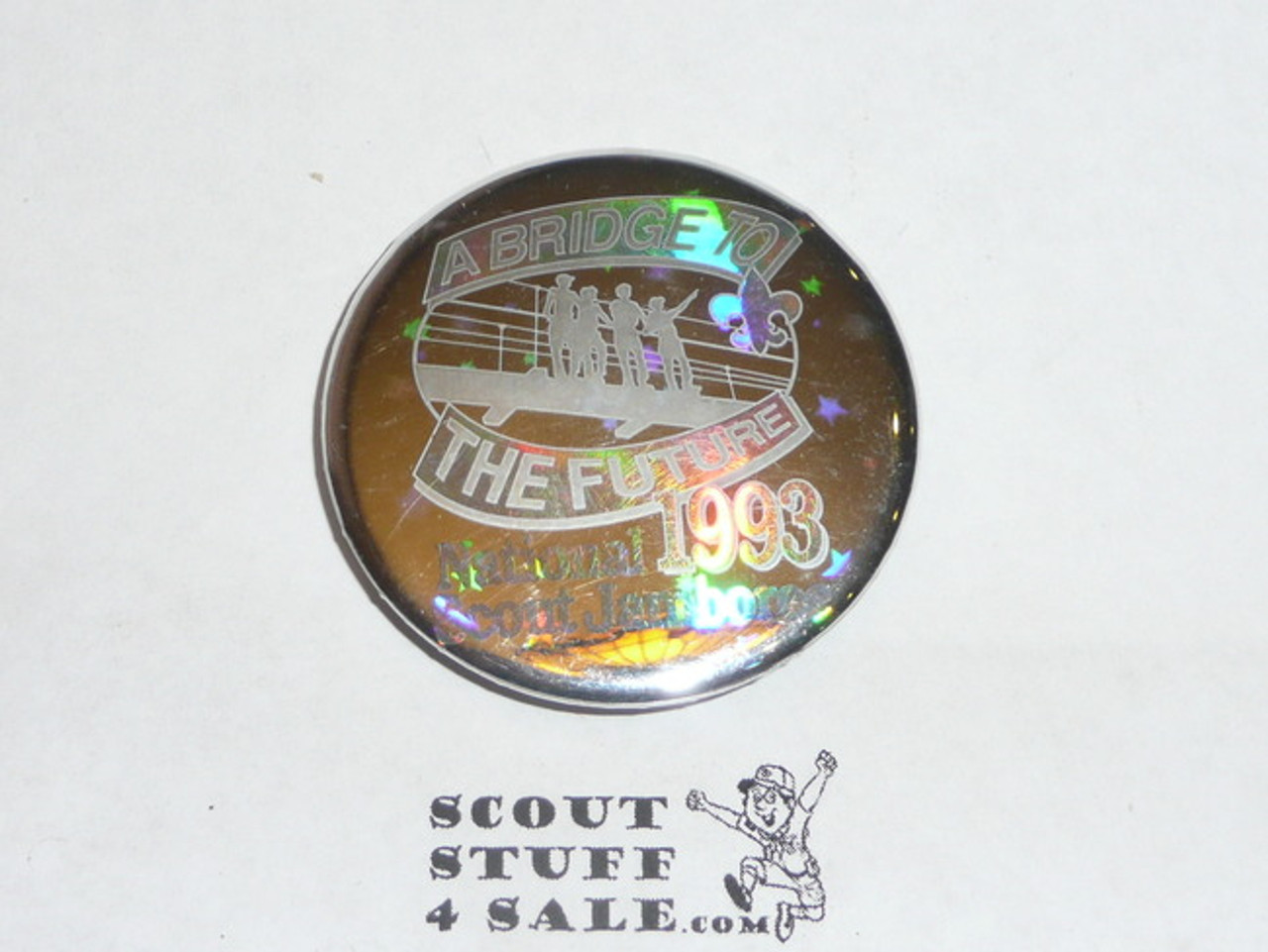 1993 National Jamboree Holographic Button