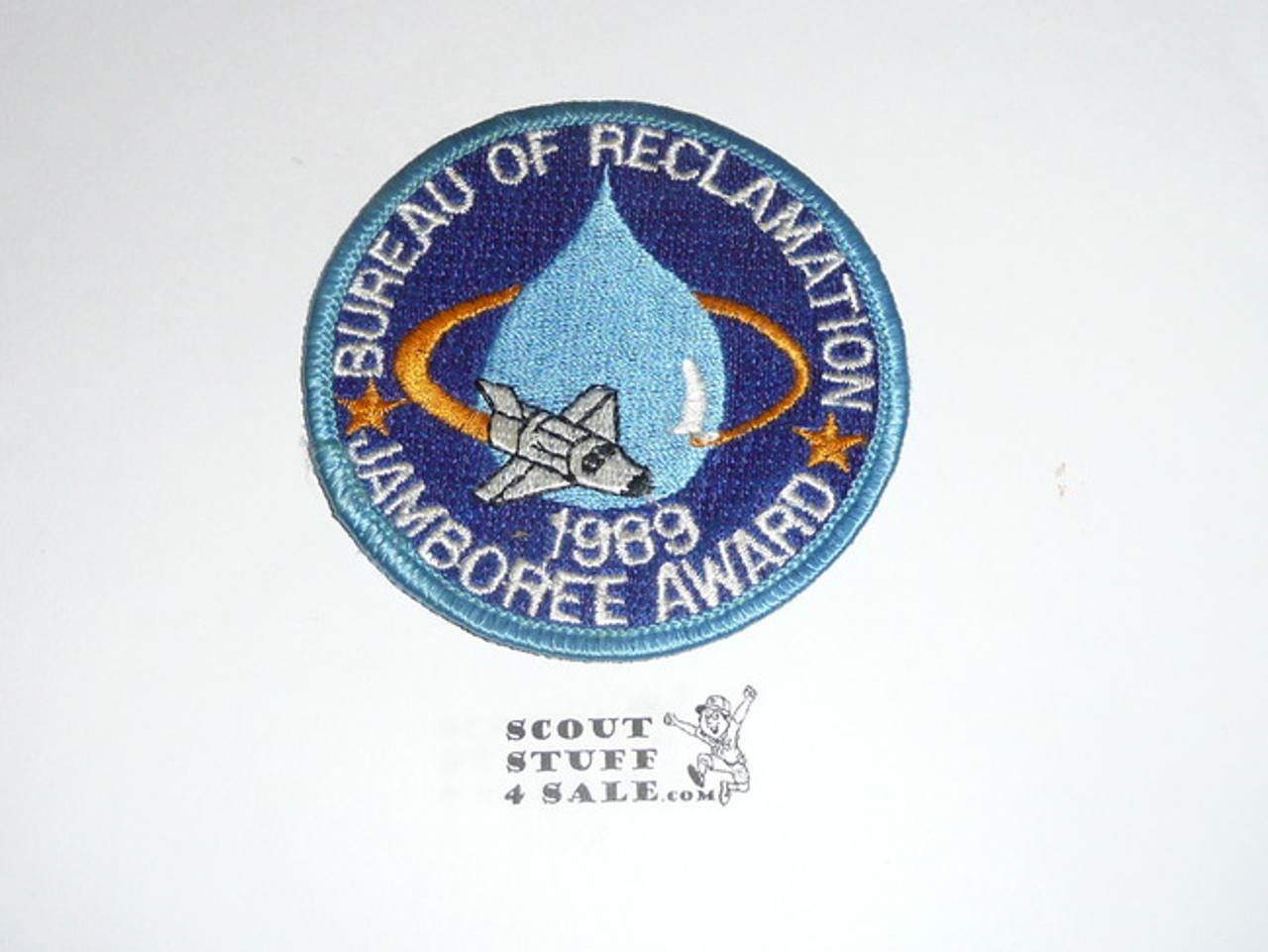 1989 National Jamboree Bureau of Reclamation Patch Jamboree Award