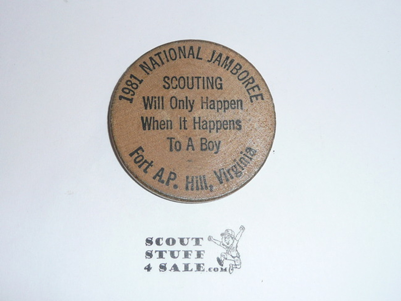 1981 National Jamboree Wooden Nickel