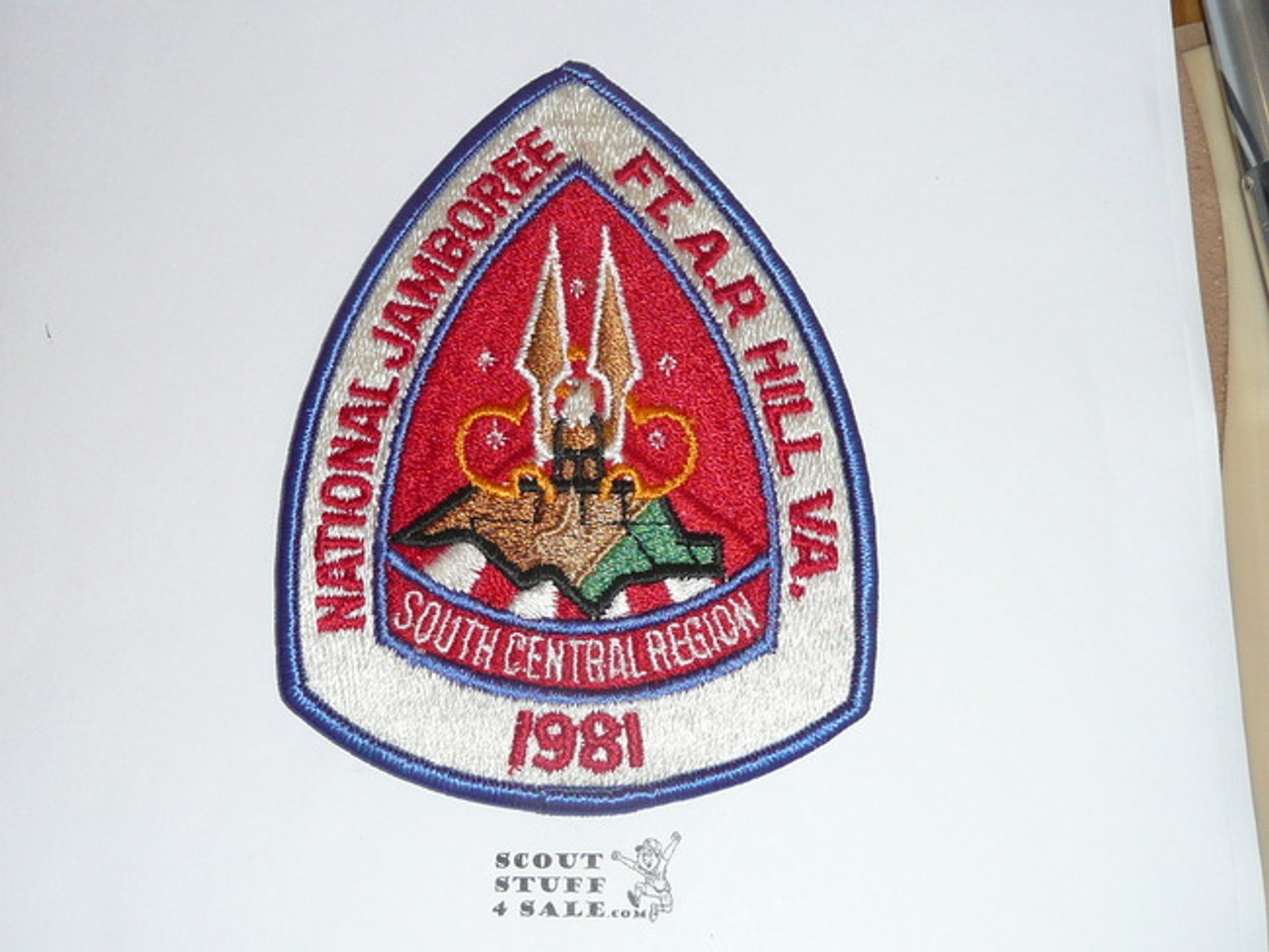 1981 National Jamboree South Central Region Patch