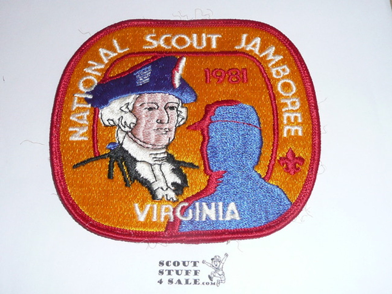 1981 National Jamboree Jacket Patch, Lt. Use