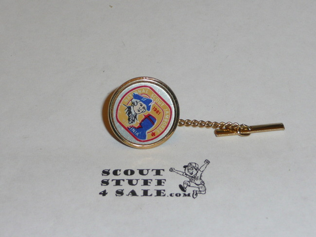 1981 National Jamboree  Tie Tack