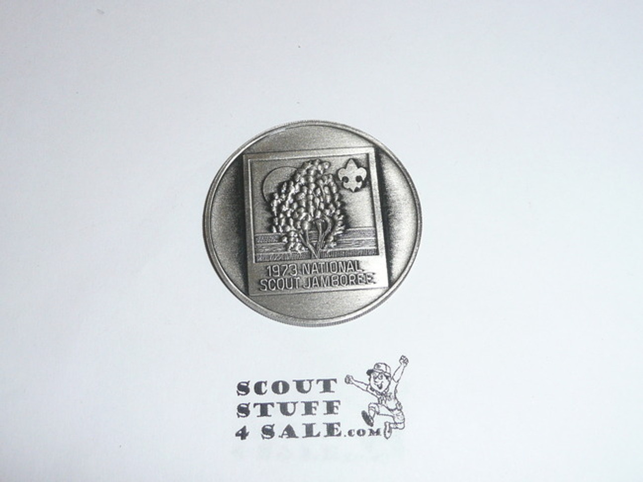 1973 National Jamboree Coin / Token, Pewter Color