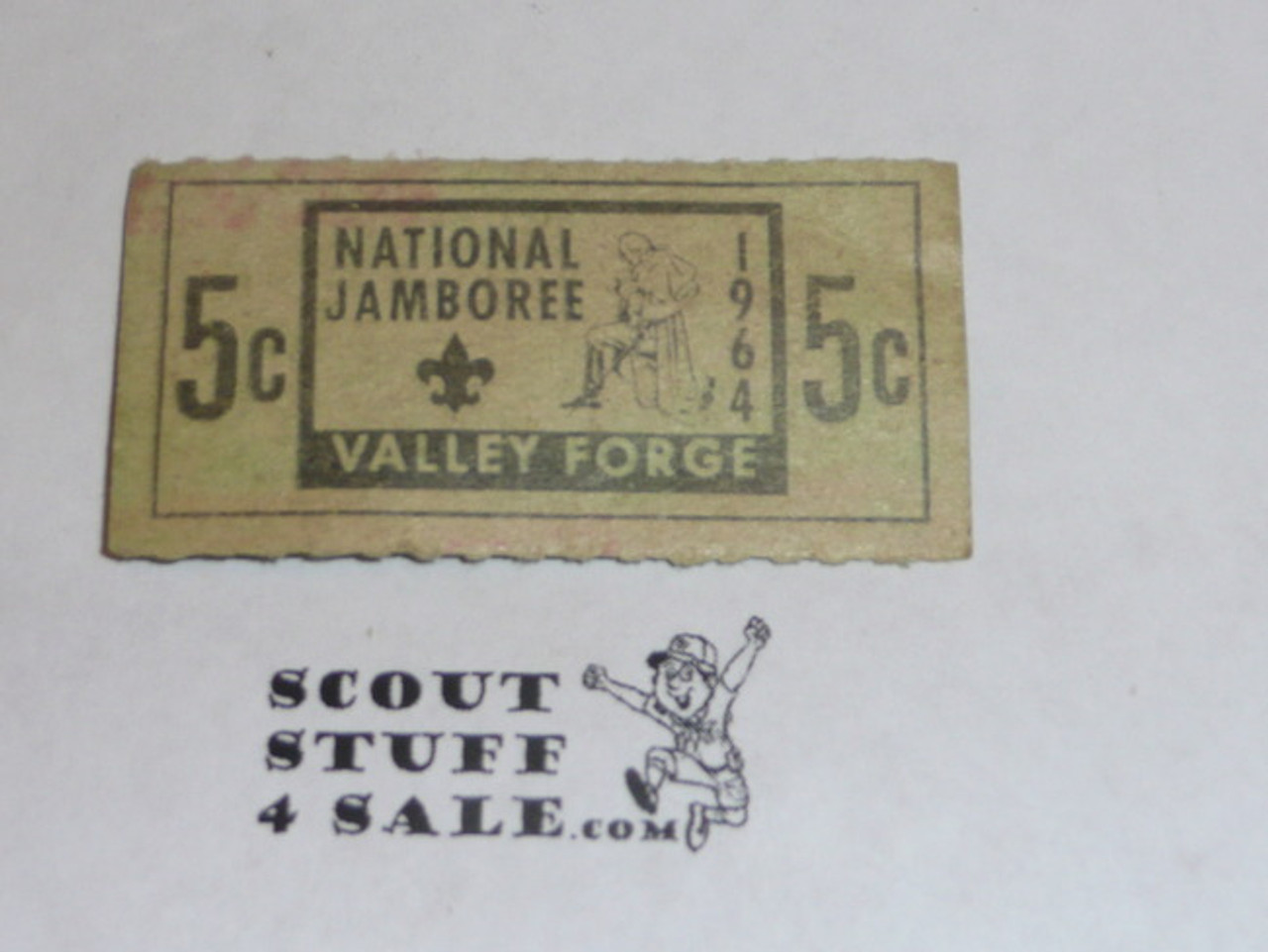 1964 National Jamboree Trading Post Ticket