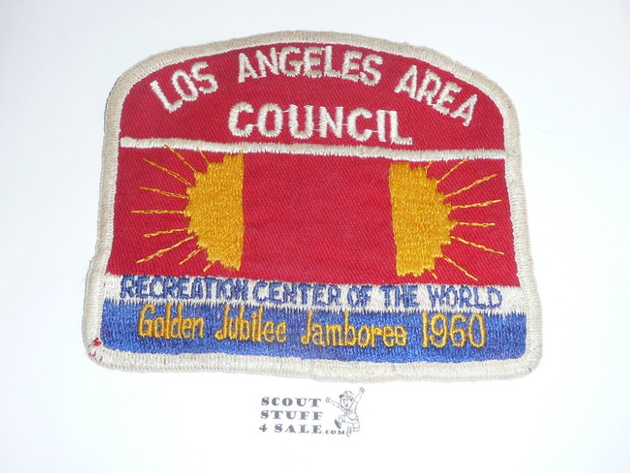 1960 National Jamboree Los Angeles Area Council Contingent Patch