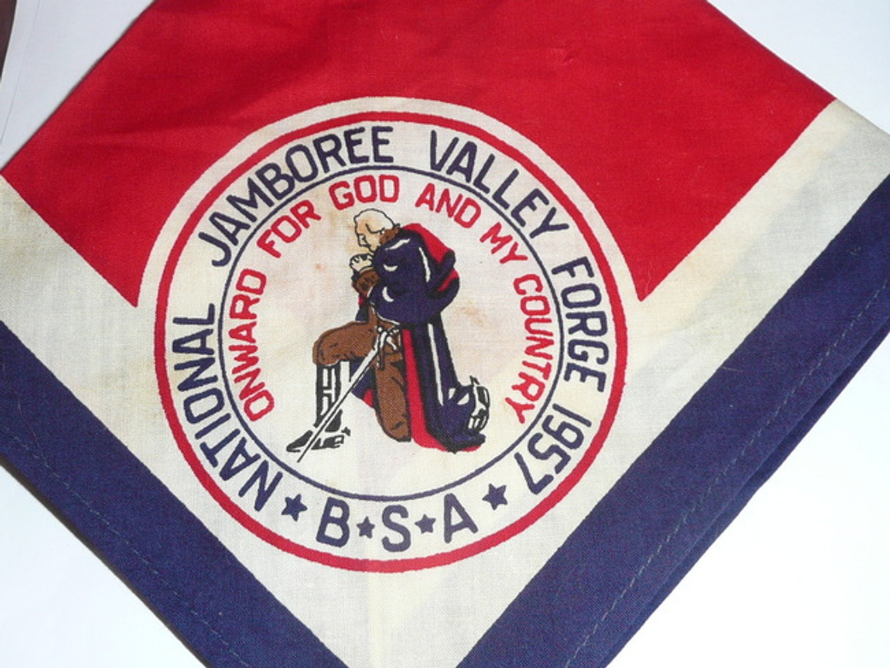 1957 National Jamboree Neckerchief, used