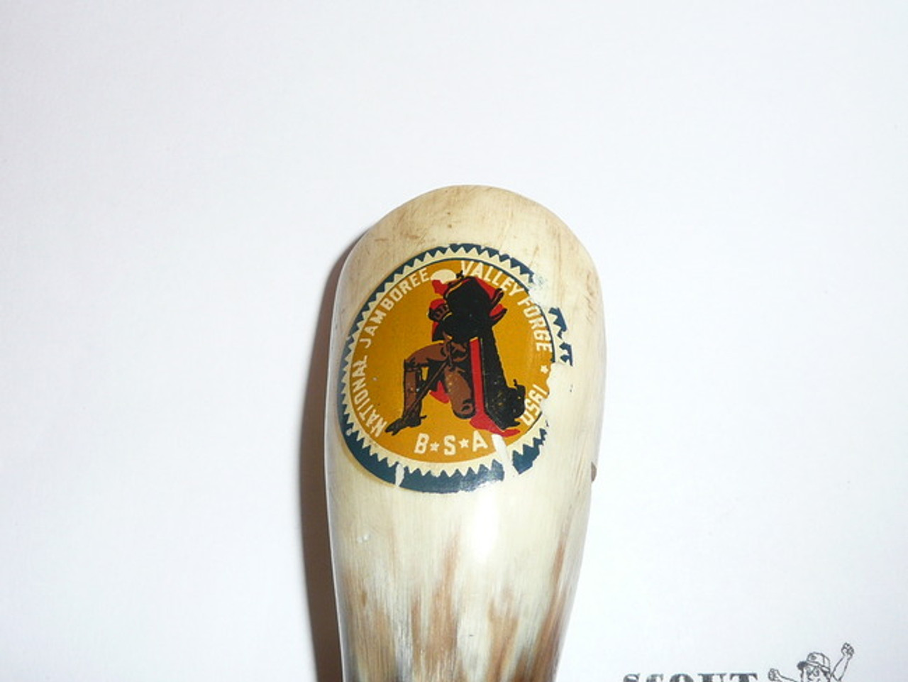 1950 National Jamboree Animal Horn with logo on it