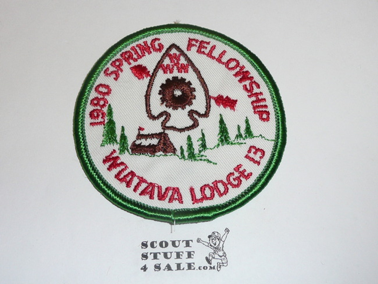 Order of the Arrow Lodge #13 Wiatava 1980 Spring Fellowship Patch
