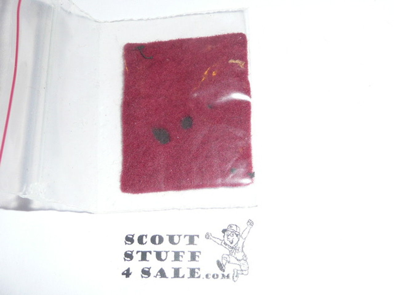 Wolf Patrol Medallion, Felt Rectangular, 1925-1926, Lt. Use