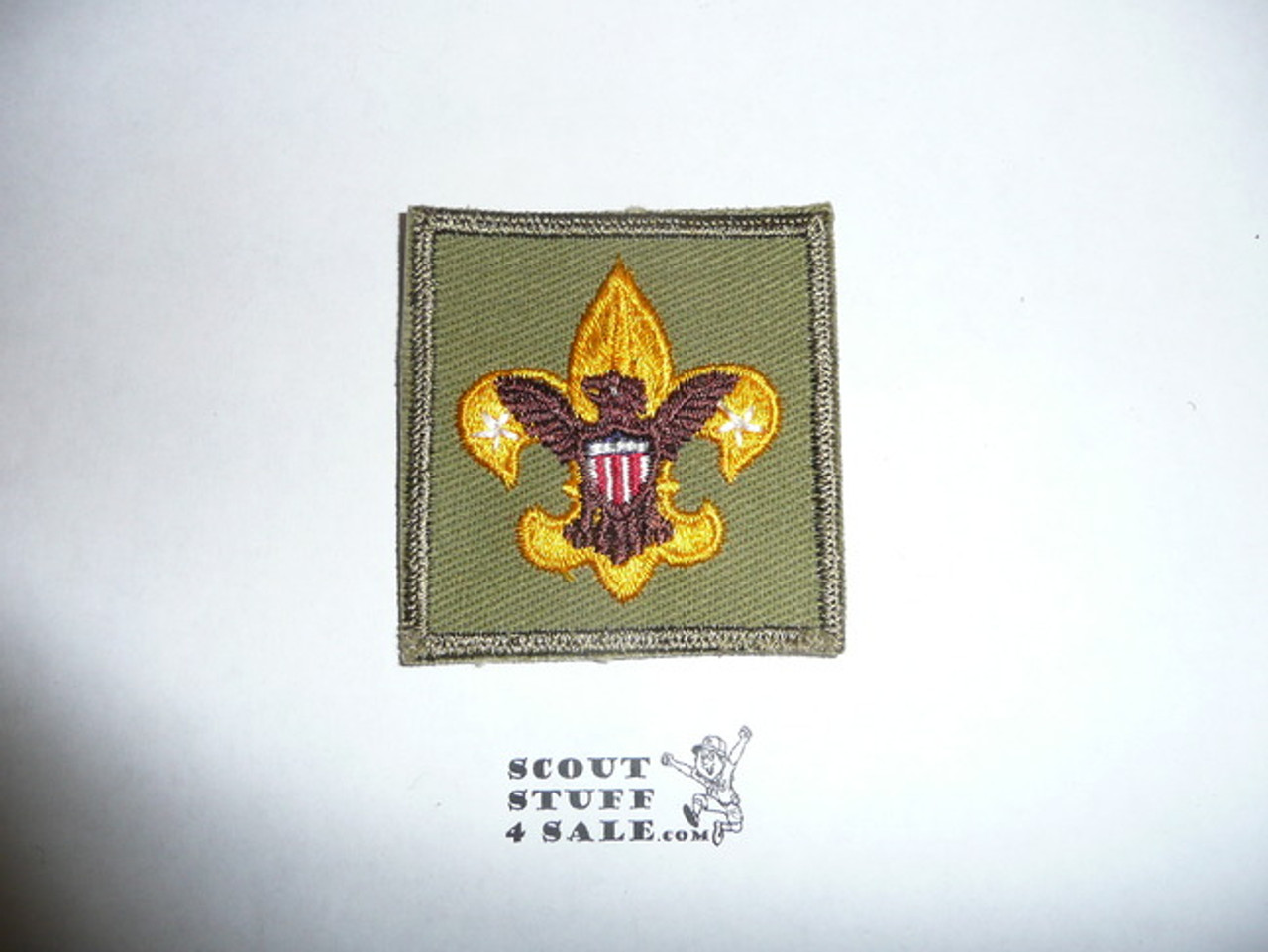 Tenderfoot Rank Patch - 1955-1964 - Coarse Twill Type 7A, lite use