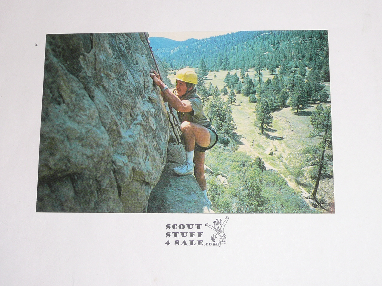 Philmont Scout Ranch Post card, Challenging Rock Climbing, 1950's-80's, #2