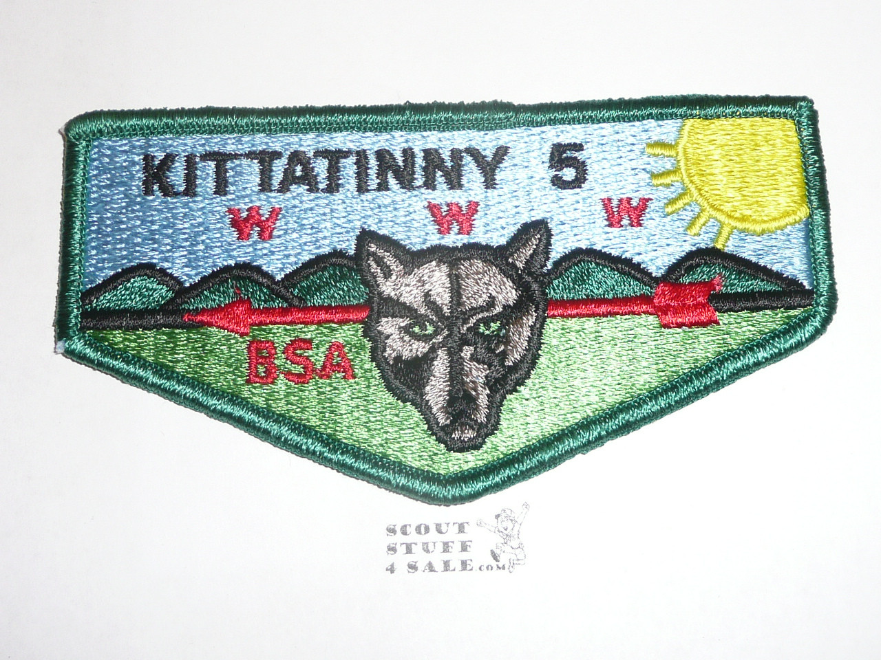 Order of the Arrow Lodge #5 Kittatinny s9 Flap Patch