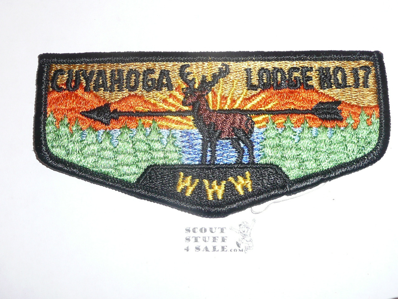 Order of the Arrow Lodge #17 Cuyahoga s2 Flap Patch - Boy Scout