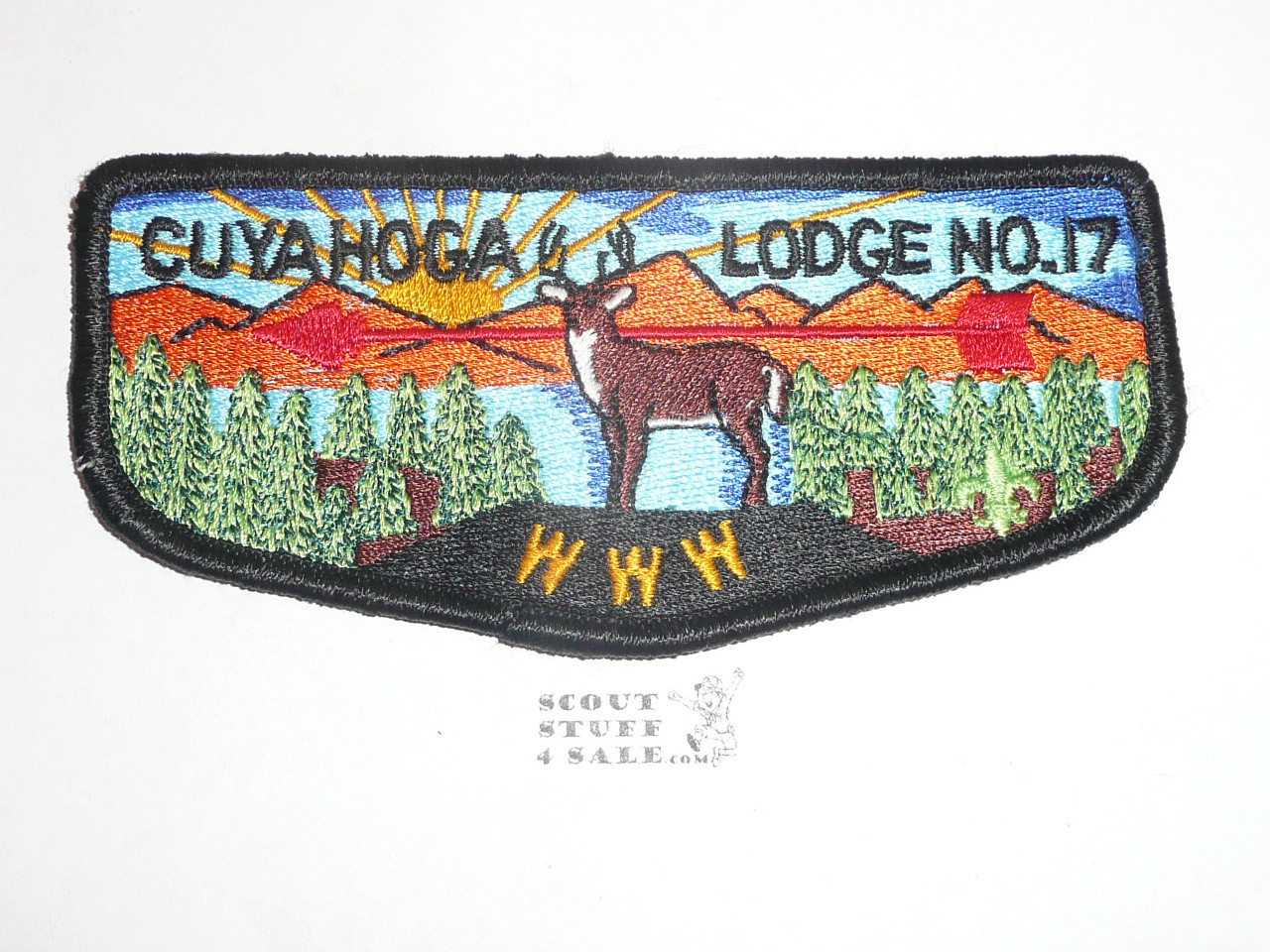 Order of the Arrow Lodge #17 Cuyahoga s Flap Patch - Boy Scout #2