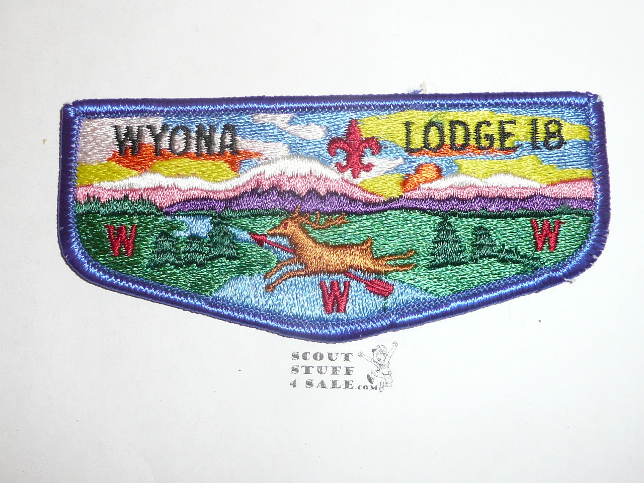 Order of the Arrow Lodge #18 Wyona s Flap Patch - Boy Scout