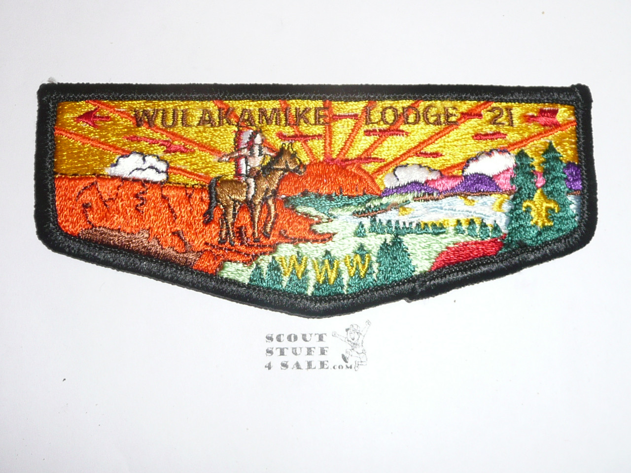 Order of the Arrow Lodge #21 Wulakamike s9 Flap Patch