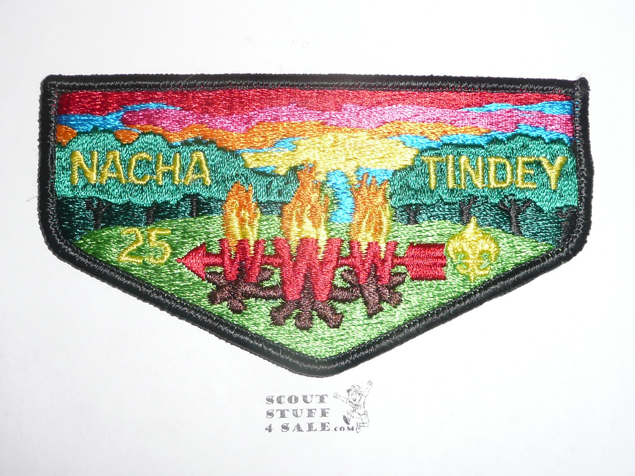 Order of the Arrow Lodge #25 Nacha Tindey s30 Flap Patch