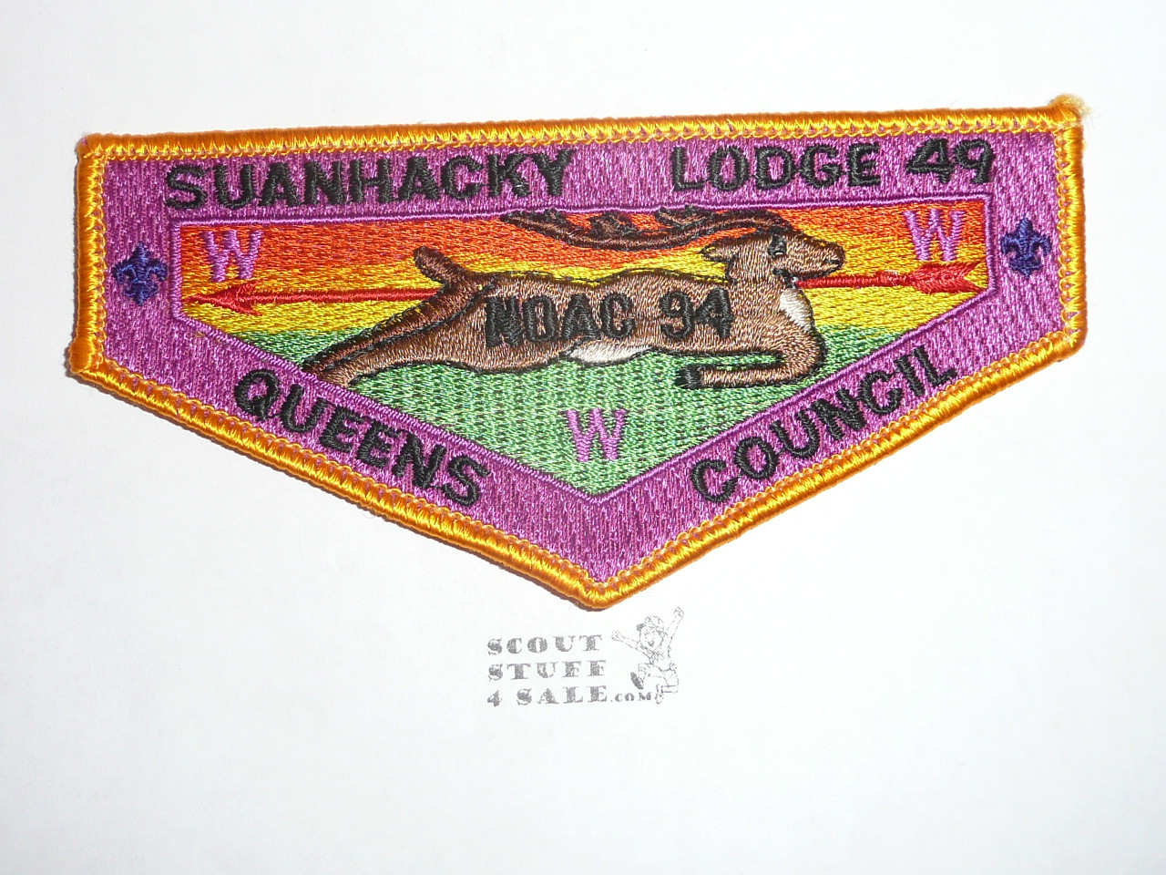 Order of the Arrow Lodge #49 Suanhacky s18 1994 NOAC Flap Patch