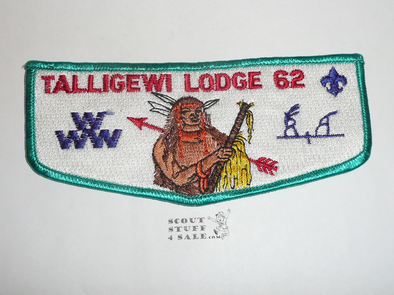 Order of the Arrow Lodge #62 Talligewi s2a Flap Patch