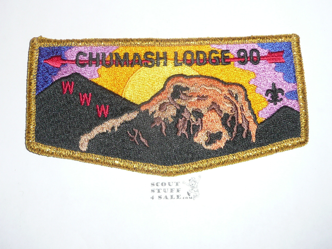 Order of the Arrow Lodge #90 Chumash s2 Flap Patch
