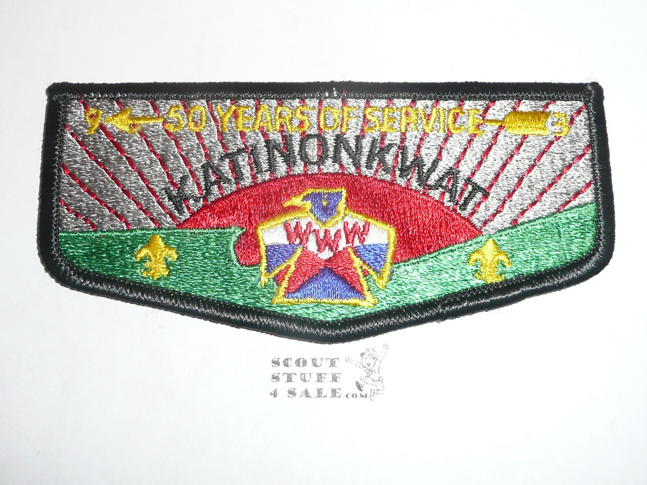 Order of the Arrow Lodge #93 Katinonkwat s6 50th Anniversary Flap Patch - Boy Scout