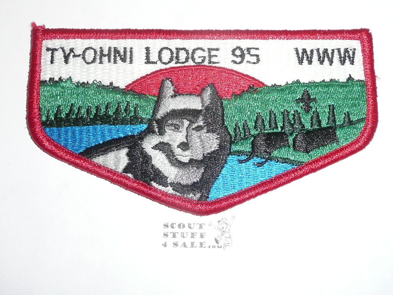 Order of the Arrow Lodge #95 Ty-Ohni solid Flap Patch