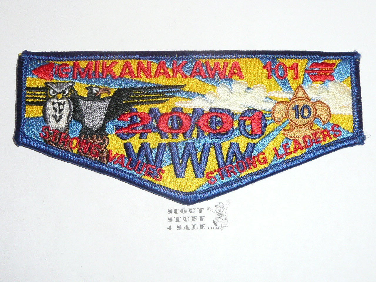 Order of the Arrow Lodge #101 Mikanakawa s19 Flap Patch