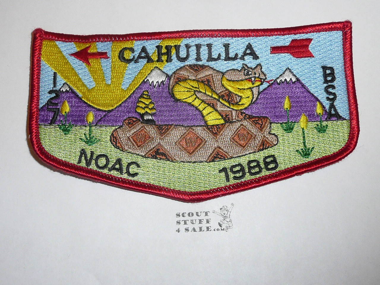 Order of the Arrow Lodge #127 Cahuilla s27 1988 NOAC Flap Patch