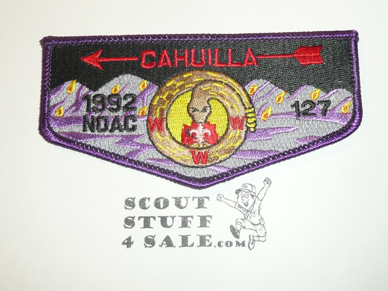 Order of the Arrow Lodge #127 Cahuilla s35 1992 NOAC Flap Patch
