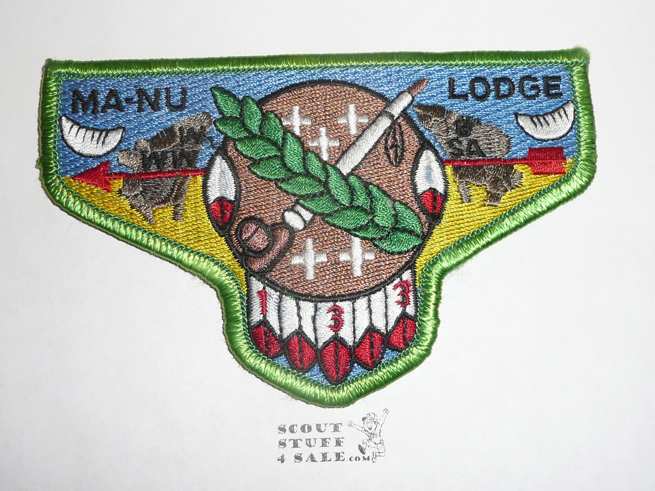 Order of the Arrow Lodge #133 Ma-Nu s36 Flap Patch