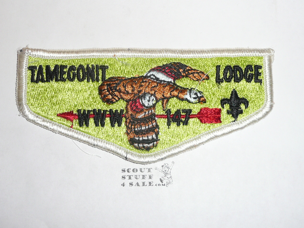 Order of the Arrow Lodge #147 Tamegonit s4a Flap Patch