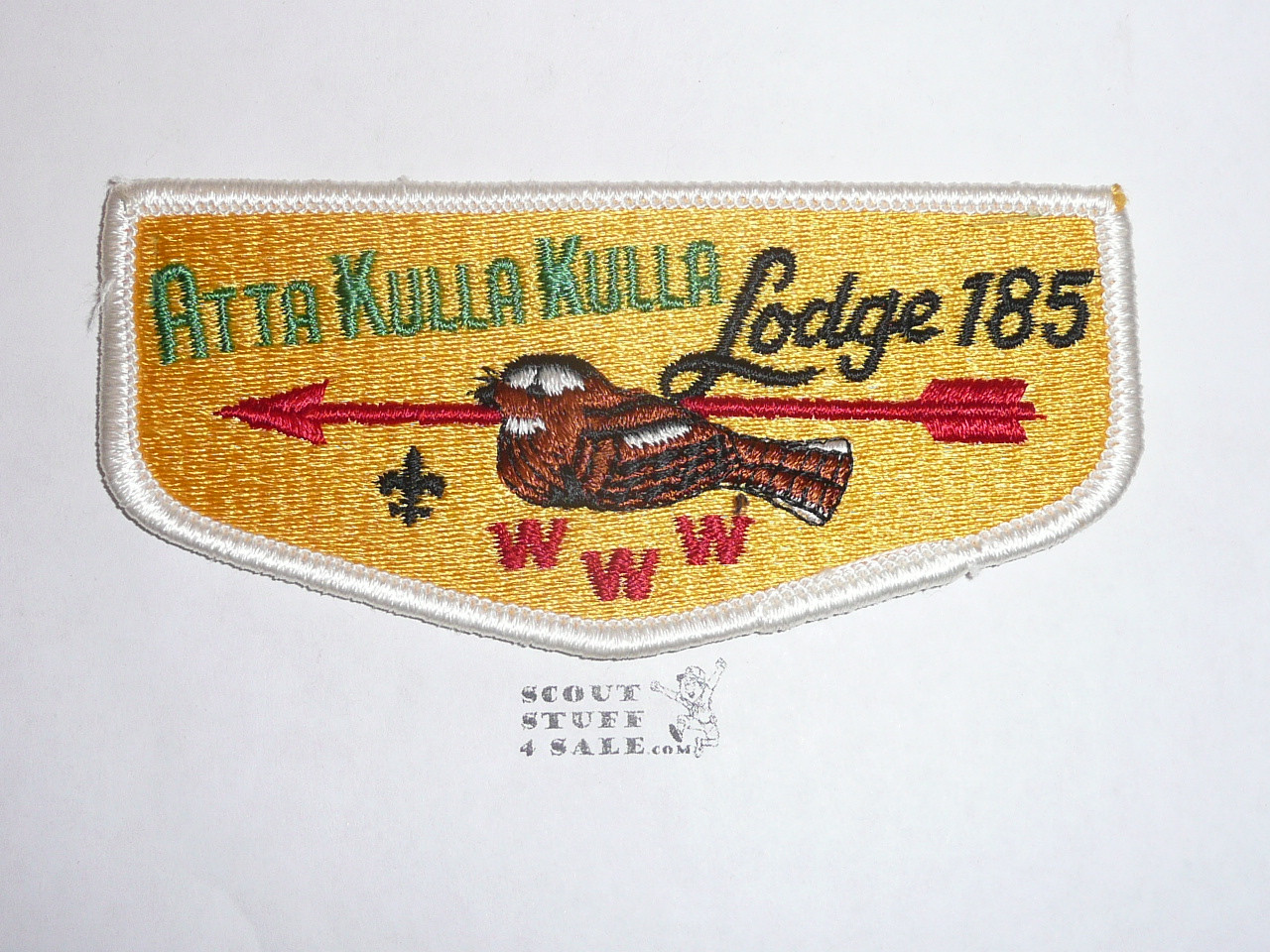 Order of the Arrow Lodge #185 Atta Kulla Kulla s8 Flap Patch - Scout