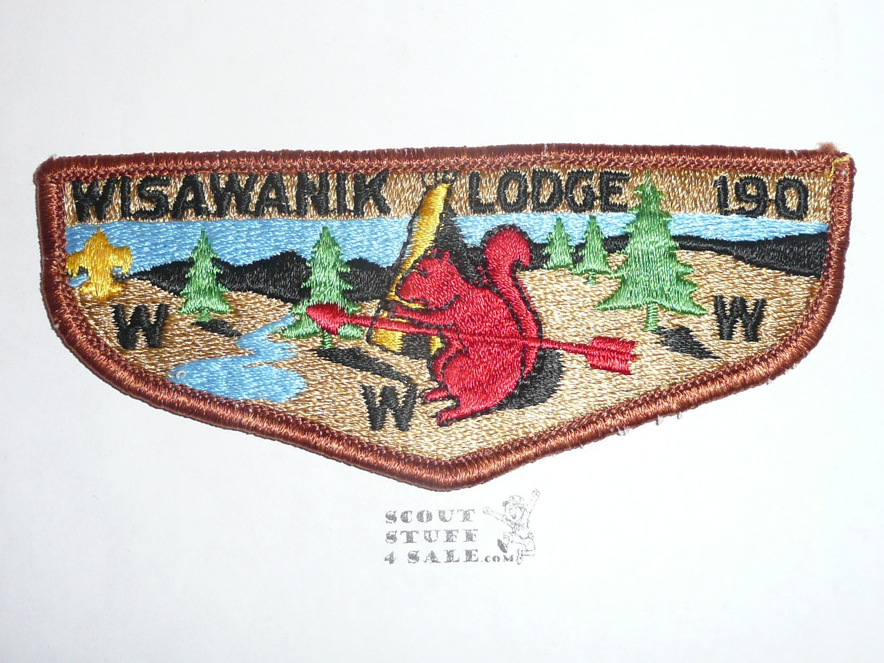 Order of the Arrow Lodge #190 Wisawanik s3 Flap Patch - Boy Scout