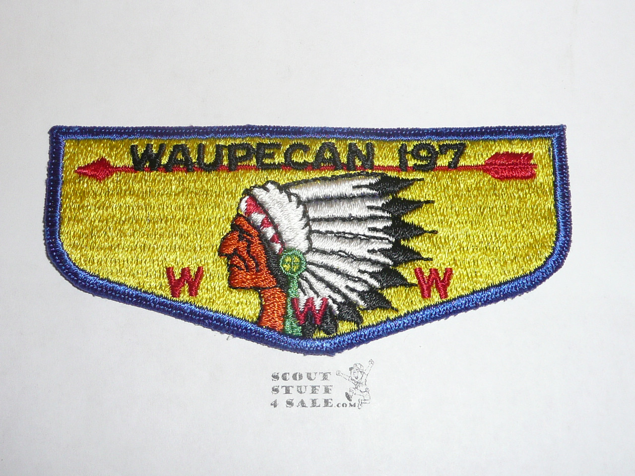 Order of the Arrow Lodge #197 Waupecan s1 Flap Patch