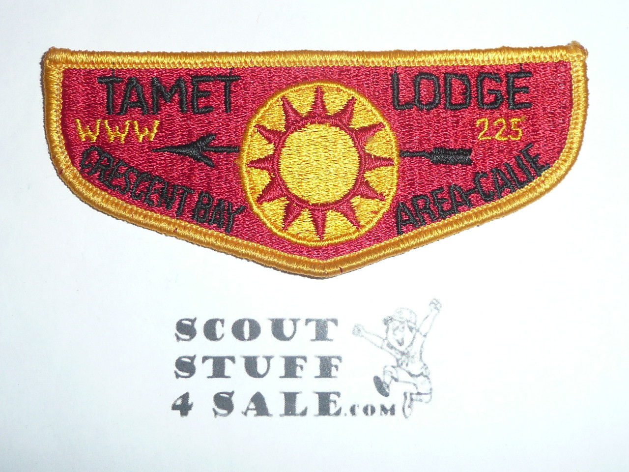 Order of the Arrow Lodge #225 Tamet s3 Flap Patch
